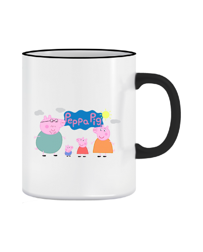 Puodelis Pepa Pig Pepos šeima Puodelis Pepa Pig Pepos šeima
